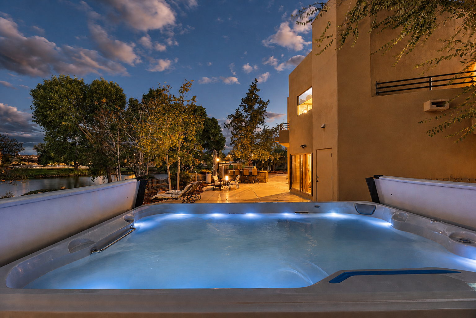 Waterfront Clubhouse R220 Endless Pools swim spa