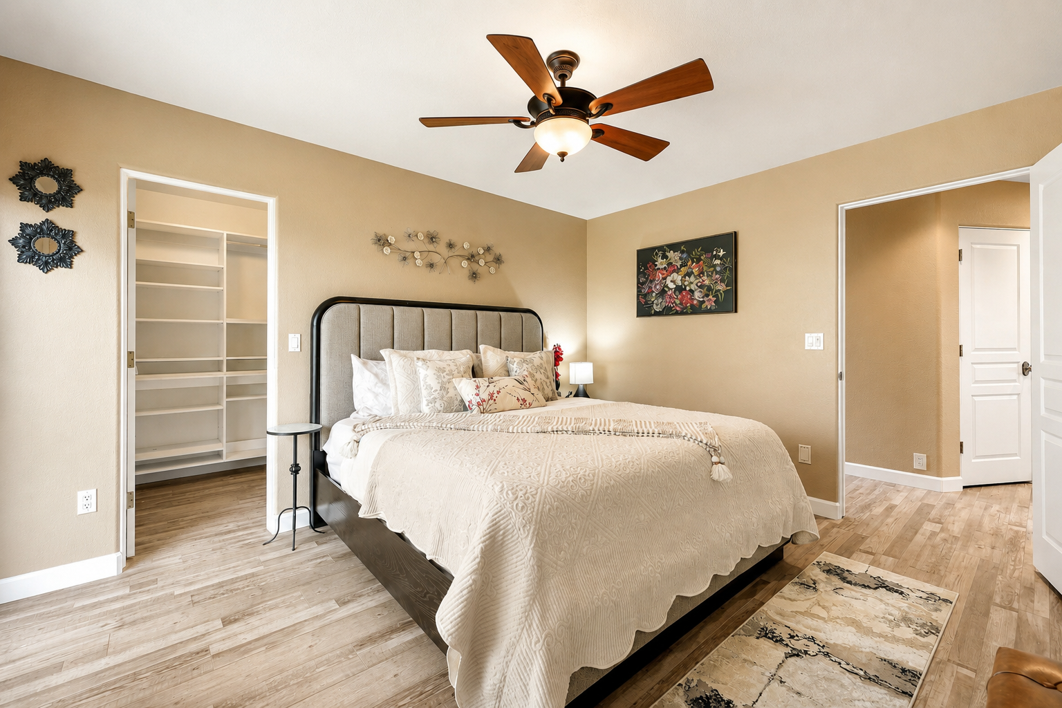 Waterfront Clubhouse at Antelope Hills second-floor king bedroom